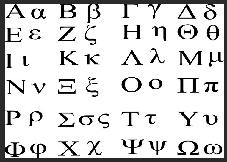 L'alphabet  grec