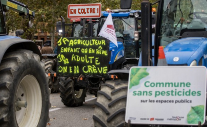 Les écologistes avec les agriculteurs